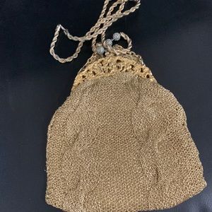 Vintage gold bag made in Italy